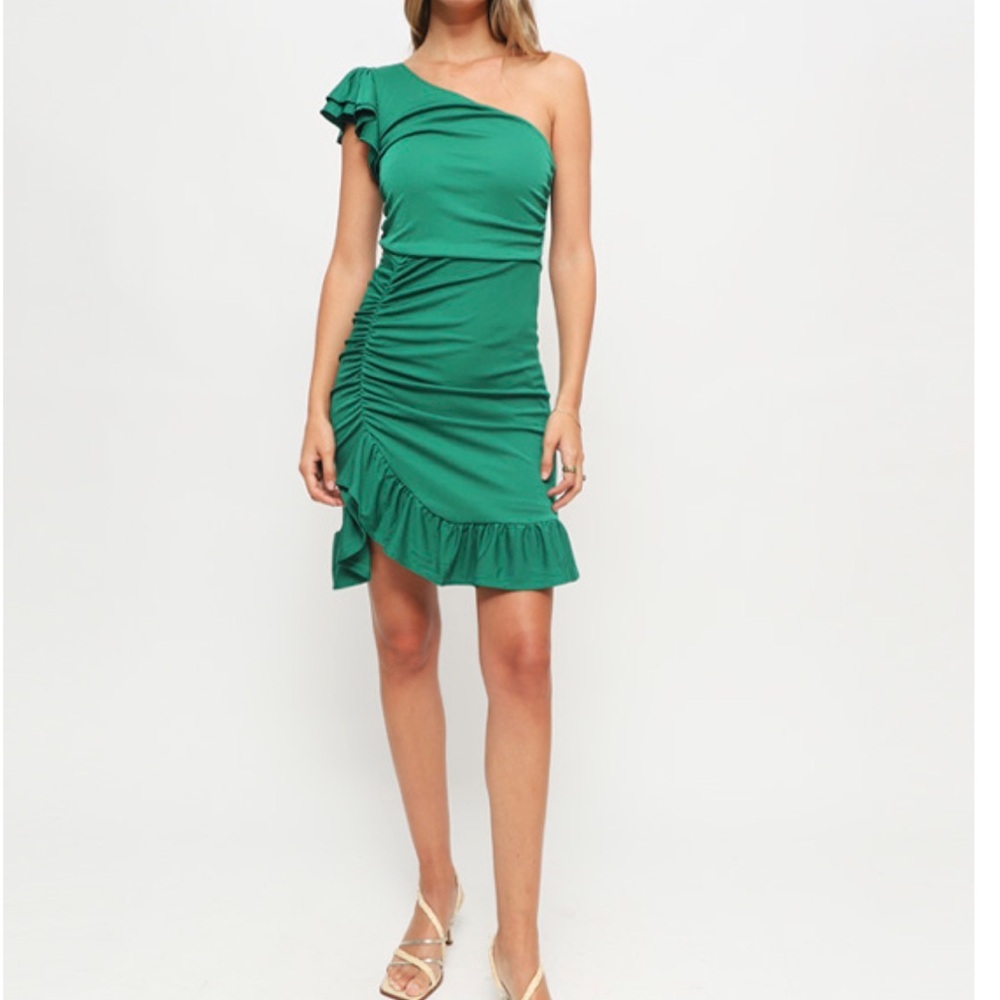 Sfera • Asymmetrical Ruffle Dress